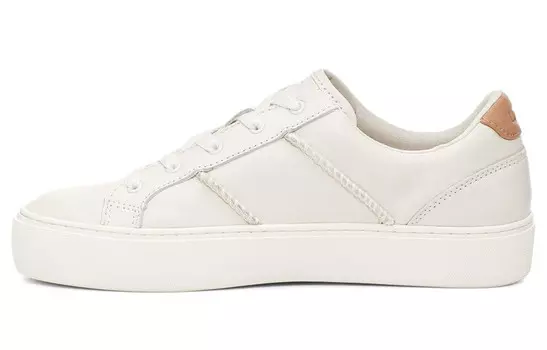 Стильные женские кеды для скейтбординга с низким верхом молочно-белого цвета Ugg