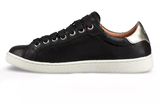 Стильные женские кеды для скейтбординга с низким верхом черного цвета Ugg