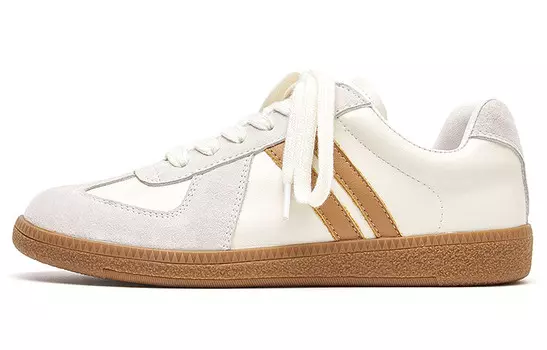 Стильные женские кеды для скейтбординга с низким верхом белого цвета Beau Today