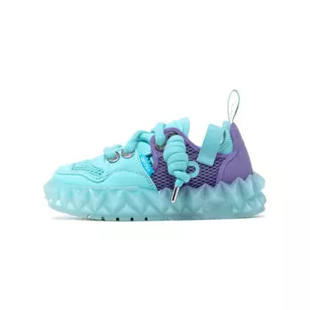 Стильные женские кеды для скейтбординга с низким верхом небесно-голубого/сине-фиолетового цвета Oetzi