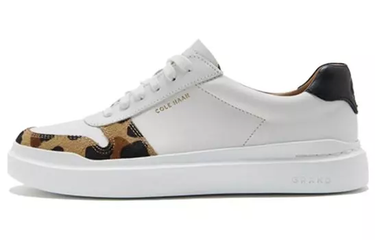 Стильные женские кеды для скейтбординга с низким верхом белого цвета Cole Haan