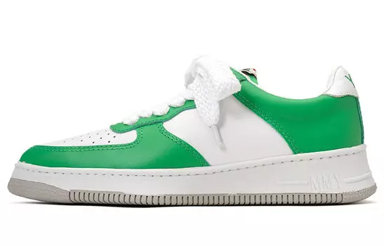 Стильные женские кеды для скейтбординга с низким верхом зеленого цвета Mihara Yasuhiro