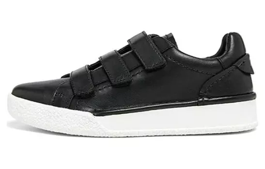 Стильные женские кеды для скейтбординга с низким верхом черного цвета Clarks