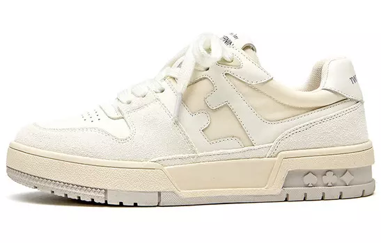 Стильные женские кеды для скейтбординга с низким верхом, белого цвета Beau Today