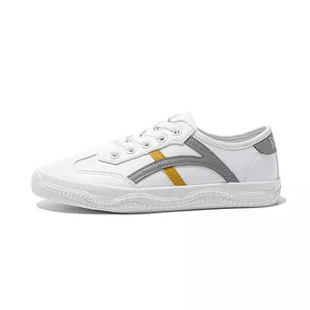 Стильные женские кеды для скейтбординга с низким верхом Zhr, бежевый/зеленый