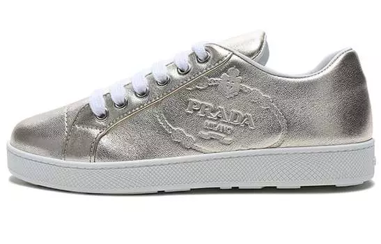 Кроссовки женские Prada Low-Top, золотой