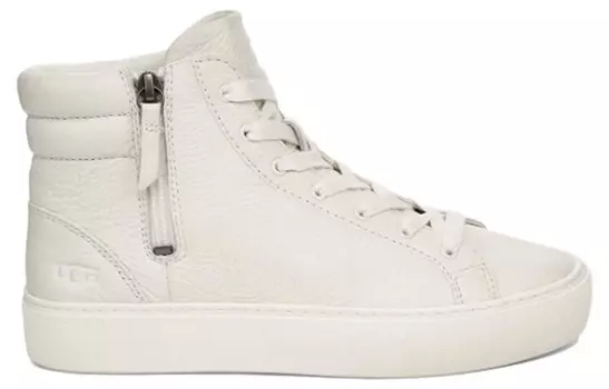 Стильные женские кроссовки для скейтбординга средней высоты, белые Ugg
