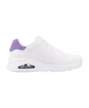 Стильные женские кроссовки uno. Skechers, белый
