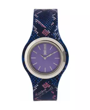 Стильные женские кварцевые часы серебро. Just Cavalli, мультиколор