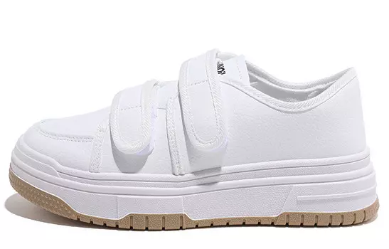 Стильные женские туфли для скейтбординга с низким верхом белого цвета Huanqiu, белый