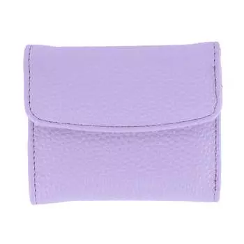Стильный и красочный женский мини-кошелек тройного сложения Julia Buxton, цвет lilac