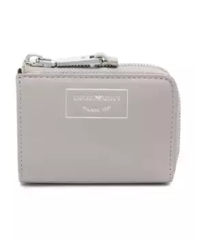 Стильный кожаный кошелек Emporio Armani, бежевый