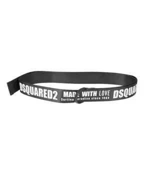 Стильный ремень Dsquared2, черный