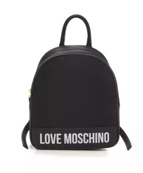 Стильный рюкзак с регулируемыми лямками Love Moschino, черный