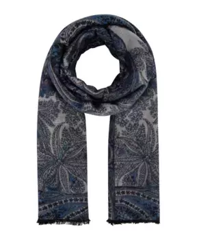 Стильный шарф на любой случай Kiton, синий