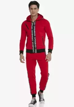 Стильный спортивный костюм Cipo & Baxx, красный