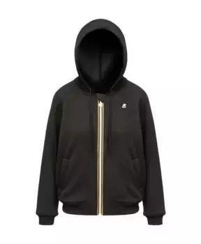 Стильный свитшот на молнии K-Way, черный