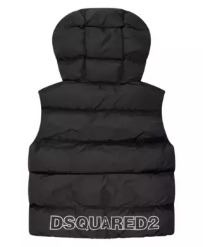 Стильный жилет Dsquared2, черный