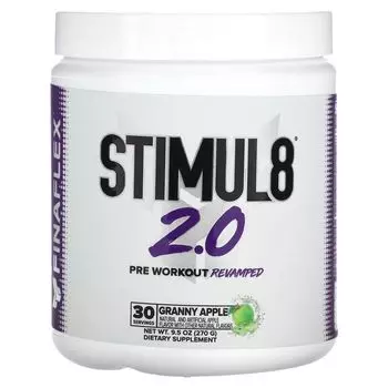 Stimul8 2.0, «Гренни Яблоко», 9,5 унций (270 г) Finaflex