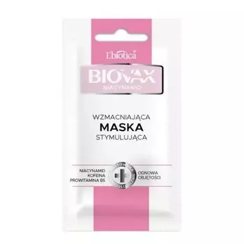 Стимулирующая маска для волос, 20 мл Biovax Niacinamine