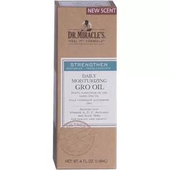Стимулирующее увлажняющее масло Gro, 4 унции, Dr. Miracle'S