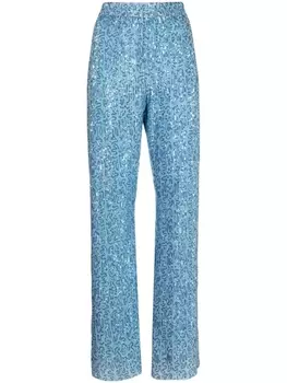 Stine Goya брюки Markus с пайетками, синий