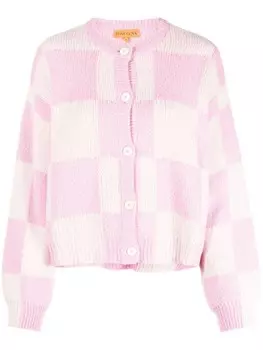 Stine Goya кардиган Ash в клетку, розовый