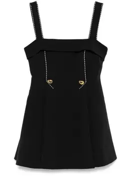 Stine Goya креповое платье мини, черный