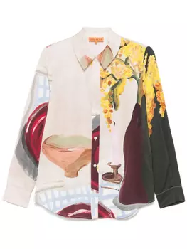 Stine Goya рубашка с принтом, желтый