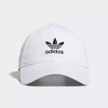 Стираная непринужденная шляпа Adidas, цвет White