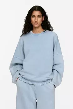 Стираная толстовка Arket, синий