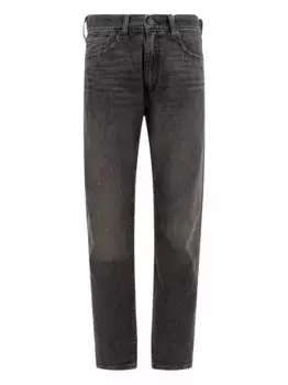 Стираные обычные джинсы Levi's, черный