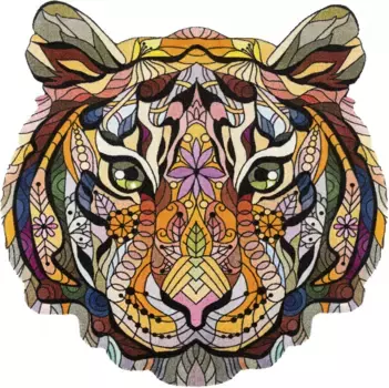 Стирка+сушка ковра Kleen-Tex "Mystic Wilderness", квадрат Wash+dry by Kleen-Tex 120х120 см, цвет bunt