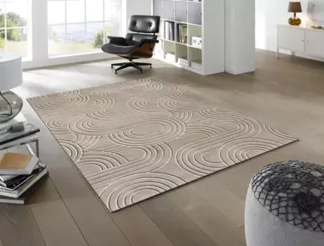 Стирка+сушка ковра Kleen-Tex "Sand Twist", прямоугольный Wash+dry by Kleen-Tex 70х150 см, цвет bunt