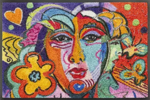 Стирка+сушка коврика Kleen-Tex "Бабье лето", прямоугольной формы Wash+dry by Kleen-Tex 40х60 см, цвет bunt