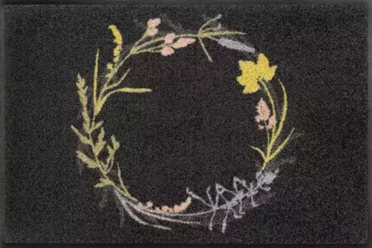 Стирка+сушка коврика Kleen-Tex "Nature Hoop", прямоугольной формы Wash+dry by Kleen-Tex 50х75 см, цвет bunt