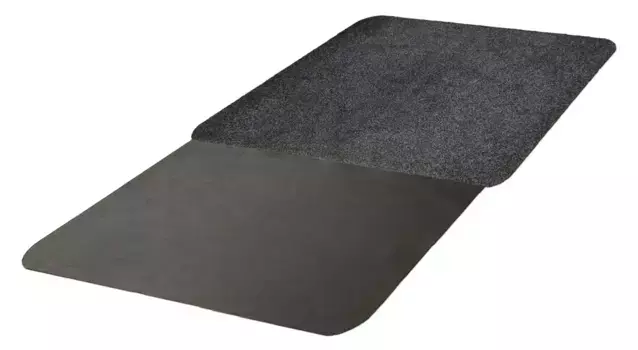 Стирка+сушка ковром Kleen-Tex "Kleen-Car Set Premium (2 шт.)", прямоугольный Wash+dry by Kleen-Tex 80х110 см, серый