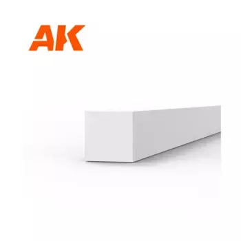 Стирольная полоса - 2 х 2 х 350 мм., High Quality Modeling Styrene