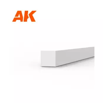 Стирольная полоска - 1,5 х 1,5 х 350 мм., High Quality Modeling Styrene