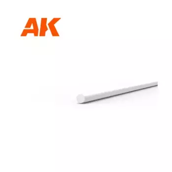 Стироловый стержень - диаметр 0,50 x 350 мм., High Quality Modeling Styrene