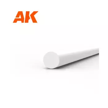 Стироловый стержень - диаметр 1,50 x 350 мм., High Quality Modeling Styrene