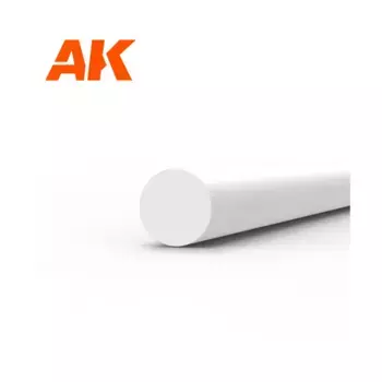 Стироловый стержень - диаметр 2,00 x 350 мм, High Quality Modeling Styrene