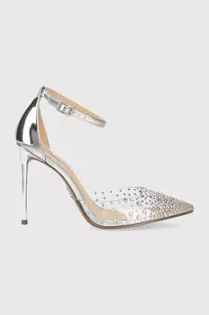 Стив Мэдден испорченные каблуки Steve Madden, серебро