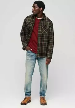 СТЁГКА Superdry MERCHANT STORE, зеленая клетка для винтовки