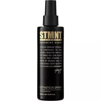 STMNT Grooming Goods Definition Spray 200 мл Ultimate Definition с длительной текстурой, полуматовым финишем, фиксацией и объемом, цитрусовыми, водными и древесными нотами