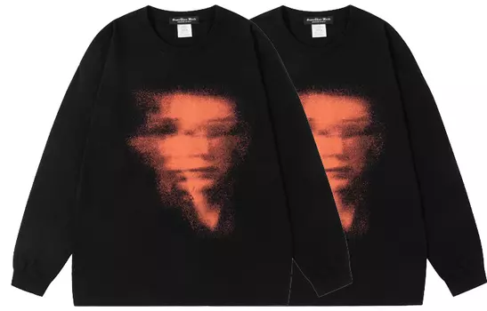 STNW футболка унисекс, Черный и бордовый