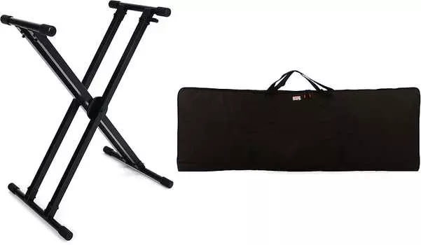 Стойка для клавиатуры On-Stage KS8291XX с надежной конструкцией в комплекте с Gator GKBE-88 Economy Keyboard Gig Bag Gator + On-Stage GKBE-88=1 KS8291XX=1