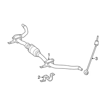 Стойка стабилизатора подвески A1663201200 MERCEDES-BENZ