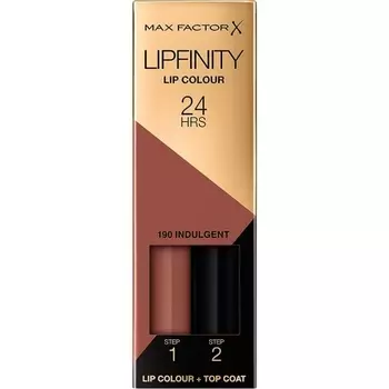 Стойкая двухшаговая губная помада Lipfinity 190 Indulgent 4.2G, Max Factor