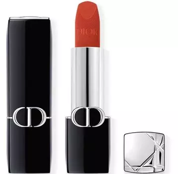 Стойкая губная помада DIOR Rouge Dior во флаконе со сменным картриджем, оттенок 840 Rayonnante Velvet, 3,5 г